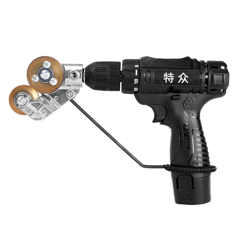 CHANGE ELECTRIC DRILL TO IRON SHEET CUTTING TOOL